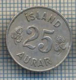 AX 312 MONEDA - ISLANDA - 25 AURAR -ANUL 1946 -STAREA CARE SE VEDE
