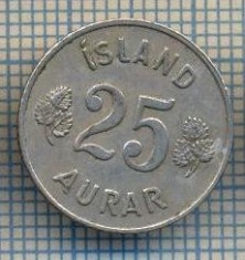 AX 312 MONEDA - ISLANDA - 25 AURAR -ANUL 1946 -STAREA CARE SE VEDE