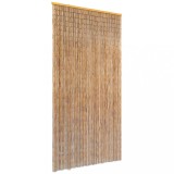 VidaXL Perdea de ușă pentru insecte, bambus, 90x220 cm