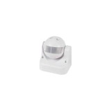 Senzor prezenta rotund alb, detectie 180 grade pentru interior