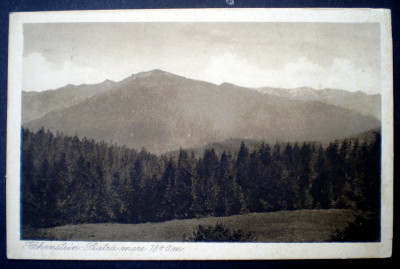 P.218 ROMANIA CP BRASOV HOHENSTEIN PIATRA MARE JULIUS E. TEUTSCH foto