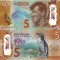 NOUA ZEELANDA 5 dollars 2015 polymer UNC!!!