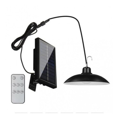 Lampa LED exterior cu incarcare solara, 30 W, 2200 mAh, 3500 K-6000 K, panou solar polisiliciu foto