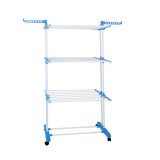 Uscător Vertical pentru Rufe At Performance&reg;, Mobil și Pliabil, 3 Nivele, Suport Umerașe, Ideal pentru Spații Mici 75x64x175Cm