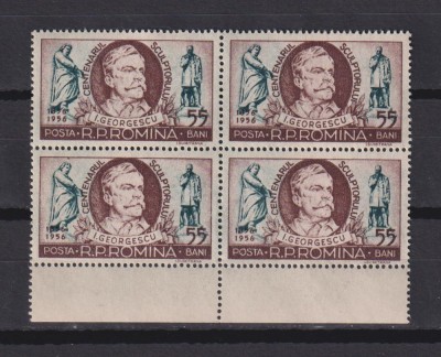 CENTENARUL NASTERII SCULPTORULUI I. GEORGESCU LP 412 MNH foto