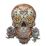 Craniu pentru Ziua Mortilor-decoratiune metalica NY-60