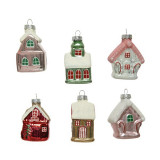 Cumpara ieftin Decoratiune - Glass Christmas Houses - mai multe modele | Kaemingk