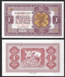 !!! BANCNOTA MATEJ GABRIS - ONE GOOD LUCK , IN ENGLEZA - 2024 - UNC