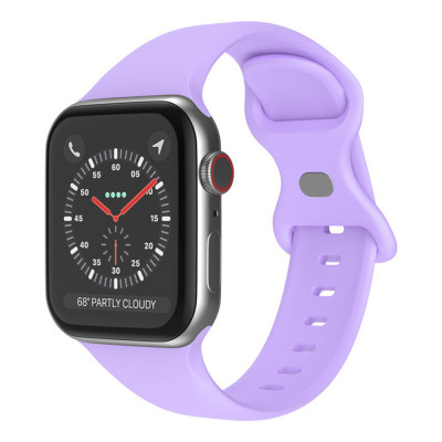 Curea pentru Apple Watch 1/2/3/4/5/6/7/8/SE/SE 2 (38/40/41mm) - Techsuit Watchband (W031) - Purple foto