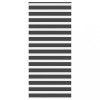 Jaluzea tip zebra neagră lățime țesătură 105,9 cm poliester