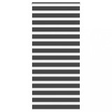 vidaXL Jaluzea tip zebra neagră lățime țesătură 105,9 cm poliester