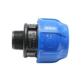 Racord compresiune cu filet exterior D40mmx1 toll, PN16, pentru sisteme de irigatii