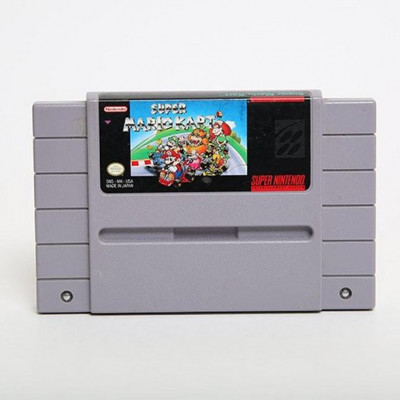 Joc Nintendo SNES retro Super Mario KART foto