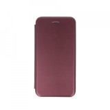 Husa de protectie Flippy compatibila cu Apple iPhone 13 Pro Magnet Book Case Bordo