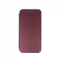 Husa de protectie Flippy compatibila cu Apple iPhone 12 Mini Magnet Book Case Bordo