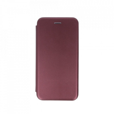 Husa de protectie Flippy compatibila cu Samsung Galaxy A12 Magnet Book Case Bordo foto