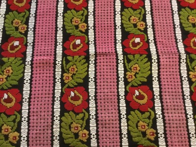 arta / traditie / rustic / design - Cuvertura , Macat , Scoarta , Patura taraneasca realizata manual la razboiul de tesut ! foto