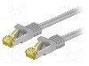 Cablu patch cord, Cat 6a, lungime 0.25m, S/FTP, Goobay - 91567