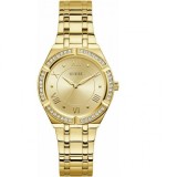 Guess Cosmo Ceas de Damă cu Auriu Brățară Metalică GW0033L2