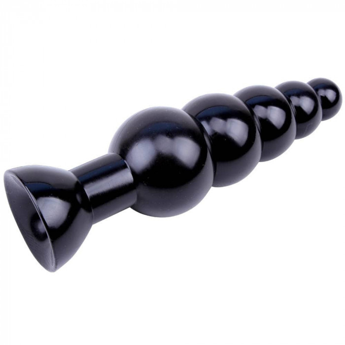 Large Anal Bead - Dop Anal Mare in Forma de Bile, 18,5 cm