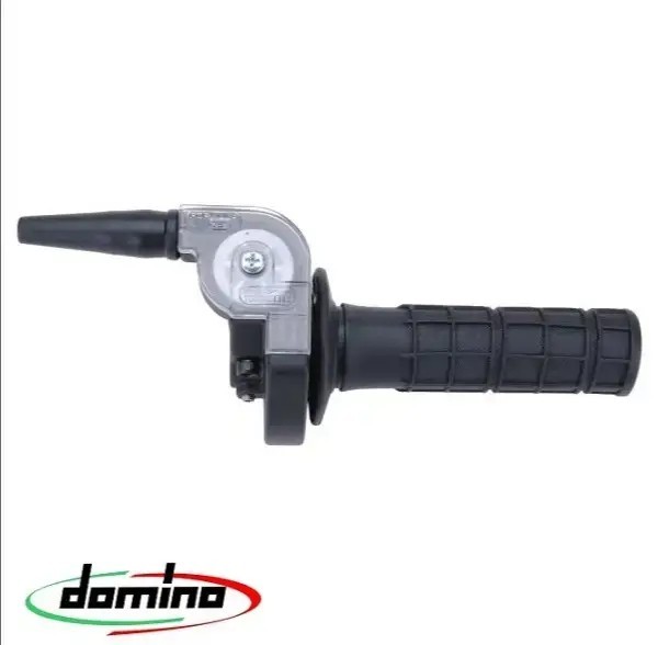 Maneta dreapta (comanda acceleratie) model formula cross-enduro - cursa maxima: mm 47 (Domino)