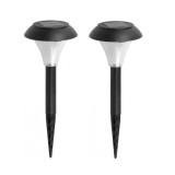 Cumpara ieftin Lampa Solara Gradina LED, Set 2 Bucati, 27cm, Strend Pro - Iluminat Exterior Decorativ