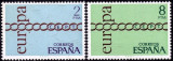 Spania 1971 - Europa-cept 2v., neuzat,perfecta stare(z), Nestampilat
