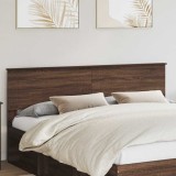 VidaXL Tăblie cap cu headboard Stejar &icirc;nchis 180 cm Lemn compozit 888272