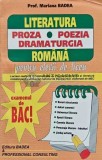 Cumpara ieftin Literatura romana. Proza, poezia, dramaturgia pentru elevii de liceu - 2004 - Mariana Badea (AQ12)