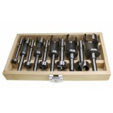 Freze,&nbsp;pentru lemn, set 10 piese, 15-35 mm, Drel
