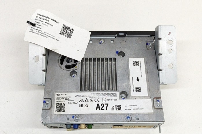 Unitate radio CD navigație KIA EV6 CV 2023 OEM: Off-road | 27520663