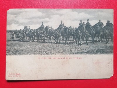 O sectie din Regimentul 10 de Artilerie Colectia Spada foto