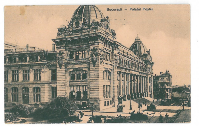 2437 - BUCURESTI, Post, Romania - old postcard - used - 1934