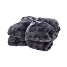 Patura textil negru 130 x 160 cm