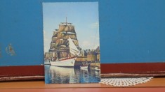 VELIER LA CHEU IN PORTUL SAINT- MALO, FRANTA - NECIRCULATA.