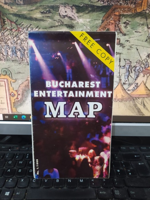 Bucharest entertrainment Map, Hartă București, 1999, 193