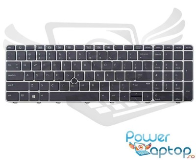Tastatura HP Argintie 821157 001, 821195 001, 836623 001, EliteBook 755 G3, EliteBook 755 G4, EliteBook 850 foto