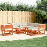 Gossi set mobilier de gradina cu perne, 8 piese, lemn masiv de pin