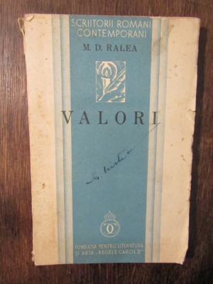 Valori - Mihai D. Ralea foto