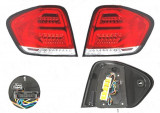 Stop spate lampa Mercedes Clasa Ml (W164), 07.2005-06.2008, spate, Stanga+Dreapta, LED; red, transparent; tuning, Taiwan, Rapid