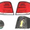 Stop spate lampa Mercedes Clasa Ml (W164), 07.2005-06.2008, spate, Stanga+Dreapta, LED; red, transparent; tuning, Taiwan
