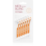 MEDIBLANC Interdental Pick-brush Angle perie interdentara 6 bucati 0,7 mm Yellow 6 buc