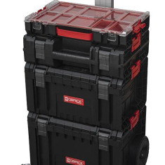 Cutie QBRICK System PRO Set 5 în 1 - Cărucior, cutie de scule, valiză de scule, organizator 100 și organizator Multi