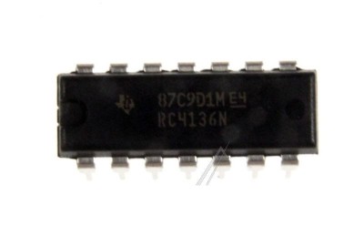 CI DIP14 RC4136N TEXAS-INSTRUMENTS foto