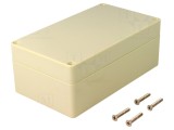 Carcasă universală ABS gri IP65 90mm x 158mm x 61mm