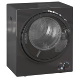 HOMCOM Uscător electric portabil 850W, capacitate 33L 4 moduri de funcționare, oțel inoxidabil, 49 x 40,5 x 60 cm, negru | Aosom Romania