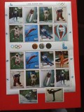 PARAGUAY, LAKE PLACID - BLOC + 2 VALORI MNH