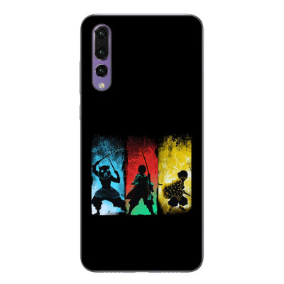 Husa compatibila cu Huawei P20 Pro Silicon Gel Tpu Model Demon Slayer Team foto