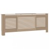 Mască Calorifer MDF Extensibilă 142-205 cm, Raft Decorativ, Accesorii Mobilă, Design Modern
