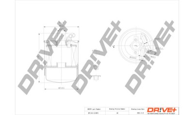 Dr!ve+ DP1110.13.0073 filtru combustibil foto